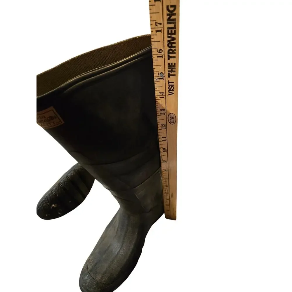 Vintage Sears Super Wearmaster Quality 424 Rubber Firefighter Hip Boots 3/4